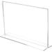 Plymor Clear Acrylic Sign Display / Literature Holder (Bottom-Load) 17 W x 11 H (6 Pack)