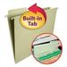 Smead FasTab Hanging Folders Letter Size 1/3-Cut Tab Moss 20/Box (64082)