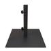 Simply Shade Madura Modern Steel Metal Umbrella Base in Black Finish