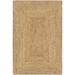 Hauteloom Shippagan Jute Living Room Bedroom Area Rug - Beige - 10 x 14