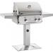 American Outdoor Grill 24NPL L-Series 24 Inch Natural Gas Grill On Pedestal Base With Rotisserie