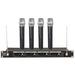 GTD Audio G-380H VHF Wireless Microphone System with 4 Hand held mics