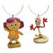 Toy Story Dolly Doll & Forky Fork PVC Ornament 2 Figure Figurine Disney Charm New