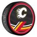 Calgary Flames Unsigned Inglasco 2022 Reverse Retro Hockey Puck