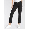 Slim-fit-Jeans LEVI'S "712 SLIM WELT POCKET" Gr. 31, Länge 34, schwarz (night black) Damen Jeans Röhrenjeans