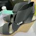 Jessica Simpson Shoes | Jessica Simpson Wedge Heel Sandals | Color: Black/Tan | Size: 9.5