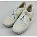 Michael Kors Shoes | Michael Kors Mk Women’s Metallic Silver White Sneakers Shoes Size 7m | Color: White | Size: 7