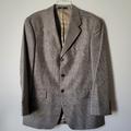 Ralph Lauren Suits & Blazers | Chaps Ralph Lauren Suit Jacket Wool Silk Glen Plaid Blue Tan Houndstooth Button | Color: Black/Blue | Size: 40r