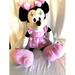 Disney Toys | 29” Minnie Mouse Disney Plush Pink Dress Stuffed Animal Toy Doll | Color: Pink | Size: Osg