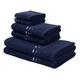 Handtuch Set HOME AFFAIRE "Kelly" Handtuch-Sets Gr. 6 tlg., blau (marine) Handtuch-Sets