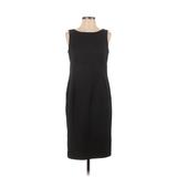 Nine West Casual Dress - Sheath: Black Solid Dresses - Women's Size 4