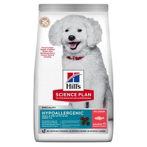 6kg Science Plan Adult Hypoallergenic Small & Mini mit Lachs Hill's Hundefutter trocken