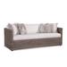 Braxton Culler Paradise Bay 82" Wide Patio Sofa w/ Cushions Wicker/Rattan in Brown | 33 H x 82 W x 35 D in | Wayfair 486-0111/6301-94