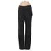 French Dressing Jeggings - Mid/Reg Rise Straight Leg Boyfriend: Gray Bottoms - Women's Size 2 Petite - Black Wash