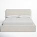 Joss & Main Bailee Upholstered Platform Bed Upholstered in White | 49 H x 85 W x 92 D in | Wayfair F470B1E893BF45768A1B3D468DC3A7FB