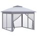 Arlmont & Co. Iov 10 Ft. W x 10 Ft. D Metal Pop-Up Gazebo Metal/Soft-top | 112.25 H x 130 W x 130 D in | Wayfair CA92665F6D984650B4BAD02E083E73E3