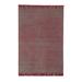 Red 60" x 96" L Area Rug - Bungalow Rose Mabel Area Rug 96.0 x 60.0 x 0.16 in Polyester/Cotton | 60" W X 96" L | Wayfair