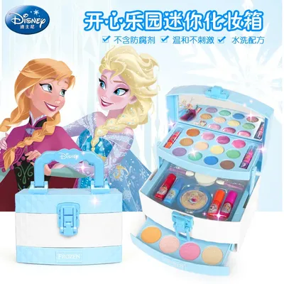 Valise Disney La Reine des Neiges pour Fille Ensemble de Maquillage Jouets Cosmétiques