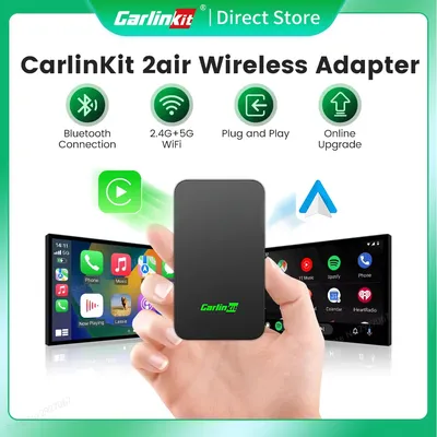 CarlinKit 5.0-Adaptateur CarPlay sans fil Android Auto CarlinKit 4.0 Mini Box BT WiFi Plug and