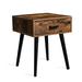 Mid Century Nightstand with 1 Drawer for Storage, Wooden Look Bedside Tables, Industrial Side Table, End Table