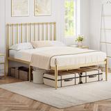 Queen Bed Frame Platform Bed with Headboard 14 Inches with Storage