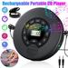 Portable CD Player with Stereo Headset Personal Anti-Skip CD Music Player with HiFi Speakers Rechargeable CD Walkman with LCD Display/AUX Output for Home Travel Teens Music Lover - Black