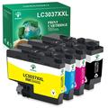 LC3037 Ink Cartridges Super High Yield Compatible Replacement for Brother LC3037 LC3037XXL for Brother MFC-J5945DW MFC-J6945DW MFC-J5845DWXL MFC-J6545DWXL Printer (BK/C/M/Y)