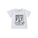 Inevnen Kid Boys T-Shirt Cotton Short Sleeve Pretty Fly For A Little Guy Print Street Party Casual Summer Tops