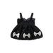 Kids Girl Dresses Toddler Sleeveless V Neck Bow Decoration Princess A-Lined Party High Waist Dress