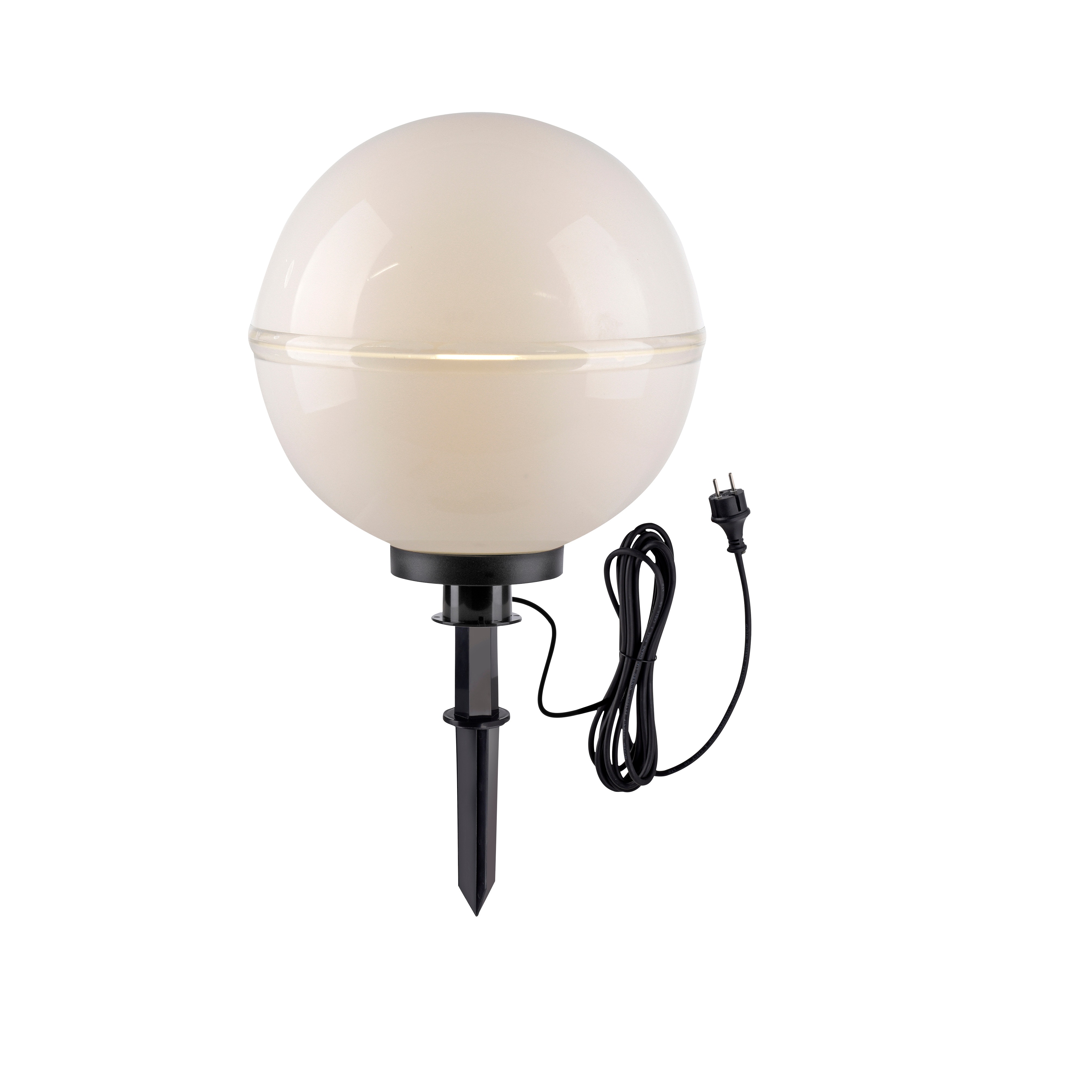 Kugelleuchte JUST LIGHT "HEMIS", weiß, B:40cm Ø:4cm, Leuchten, Gartenleuchte, ExklusiveE27, IP44