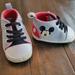 Disney Shoes | Baby Boys Disney Mickey Mouse Size 3-6 Month Shoes | Color: Gray/White | Size: 1bb