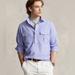 Ralph Lauren Shirts | Classic Fit Dobby Popover Work Shirt. | Color: Blue | Size: M