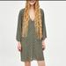 Zara Dresses | Host Pick Zara Geometric Multicolored Dress/Beach Cover Up | Color: Black/Orange | Size: S