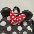 Disney Bags | Disney Theme Parks Minnie Mouse Backpack Sequin Black/White Polka Dots Full Size | Color: Black | Size: Os