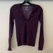 Free People Tops | Free People Intimately Top Long Sleeve Burgundy Striped M/L | Color: Blue/Purple | Size: M