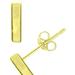 Giani Bernini Jewelry | Giani Bernini Polished Bar Stud Earrings In 18k Gold-Plated Sterling | Color: Gold | Size: Os18k Gold