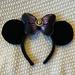 Disney Accessories | Disney Halloween Minnie Ears | Color: Black/Purple | Size: Os