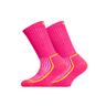 Socken UPHILLSPORT ""SAANA JR 2er Pack"" Gr. 31-33, rosa Herren Socken mit Flextech-Struktur