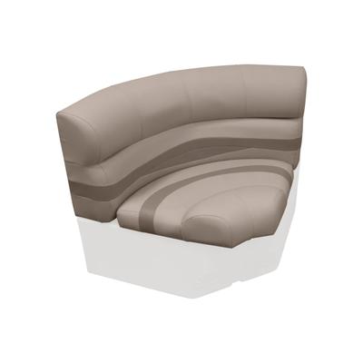 Wise Premier Pontoon 32in Bow Radius Corner Cushions Only Mocha Java/Cafe/Mushroom Large BM11002-1749