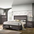 Willa Arlo™ Interiors Cavazos Wood Queen 3-Piece Bedroom Set Wood in Brown/Gray | 50.25 H x 83.13 D in | Wayfair 99D6B26797C24A84B7D7D6CA9F92A49F