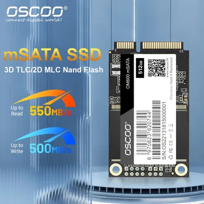 Disque dur interne SSD mSATA 1 to 64 go 128 go 256 go 512 go pour Dell Lenovo Hp ordinateur