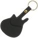 PU Leather Guitar Picks Case Guitar Picks Holder Portable Guitar Pick Case with Key Chain