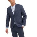 JACK & JONES Men's JPRRIVIERA Linen Slim SN Anzugjacke, Navy Blazer/Fit:Slim FIT, 48