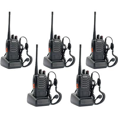 Housecurity - baofeng BF-888S uhf walkie talkies 400-470MHz receiver 5 pieces