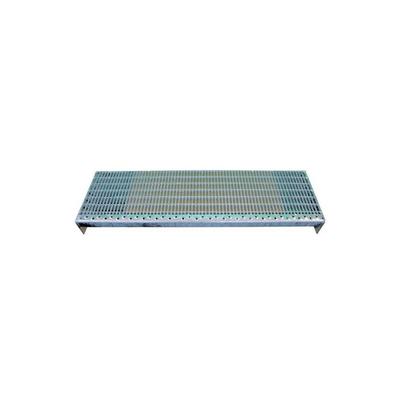 Engmaschige Treppenstufe ep, 900x240 mm, verzinkt MW30x10, TS30/2, mit Antrittkante Image