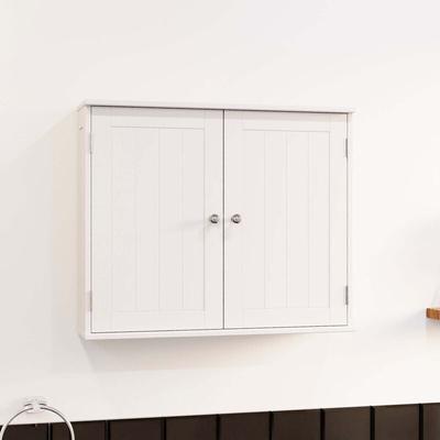 Home Discount - Priano 2 Door Bathroom Cabinet Wall Mounted Cabinet, White Image