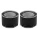 2 Rolls 1.5m Waterproof Anti-electric Sealing Tape High Temperature Resistance Self Adhesive Tapes Repair Electrical Accessories (Black)