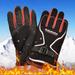 Pjtewawe Easter Winter Sports Equipment Winter Ski Warm Gloves Thickened Outdoor Cycling Gloves Cold And Cold Ski Gloves Outdoor Waterproof Windproof Warm Cycling Hiking GlovesWinter Gloves