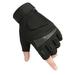Half Finger Summer Sports Bike Gloves Shockproof Breathable Bike Gloves Cycling Gloves Tactical Gloves for Men Women(Black/L)