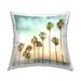 Stupell Palm Trees Tropical Ocean Coast Printed Throw Pillow Design by Devon Davis